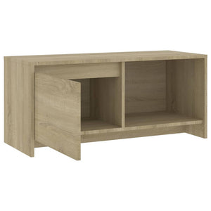 Έπιπλο Τηλεόρασης Sonoma Δρυς 90x35x40 εκ. Επεξ. Ξύλο - Pakobazaar