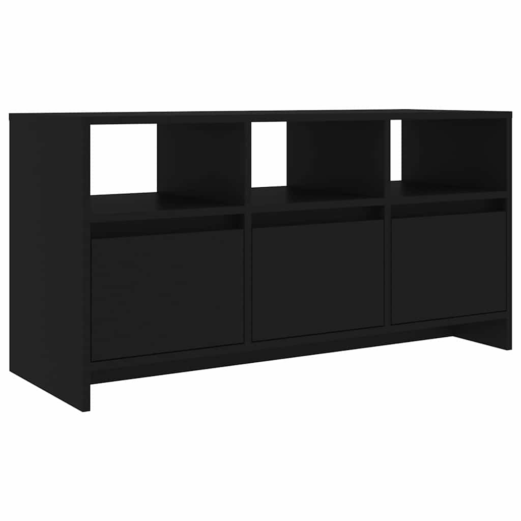 Έπιπλο Τηλεόρασης Μαύρο 102 x 37,5 x 52,5 εκ. από Μοριοσανίδα