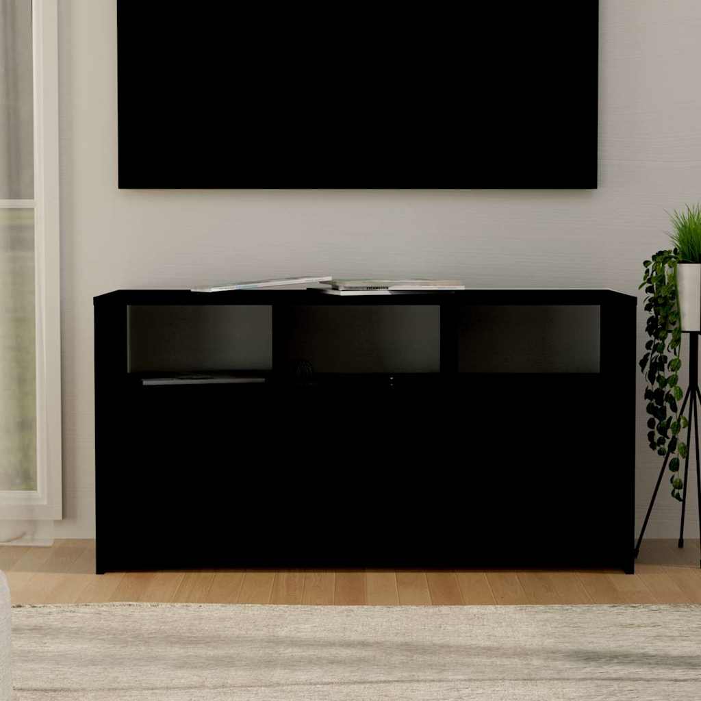 Έπιπλο Τηλεόρασης Μαύρο 102 x 37,5 x 52,5 εκ. από Μοριοσανίδα