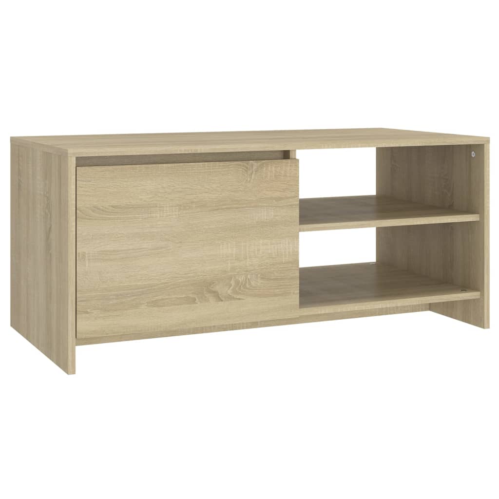 Τραπεζάκι Σαλονιού Sonoma Δρυς 102x50x45 εκ. Επεξεργασμένο Ξύλο - Pakobazaar
