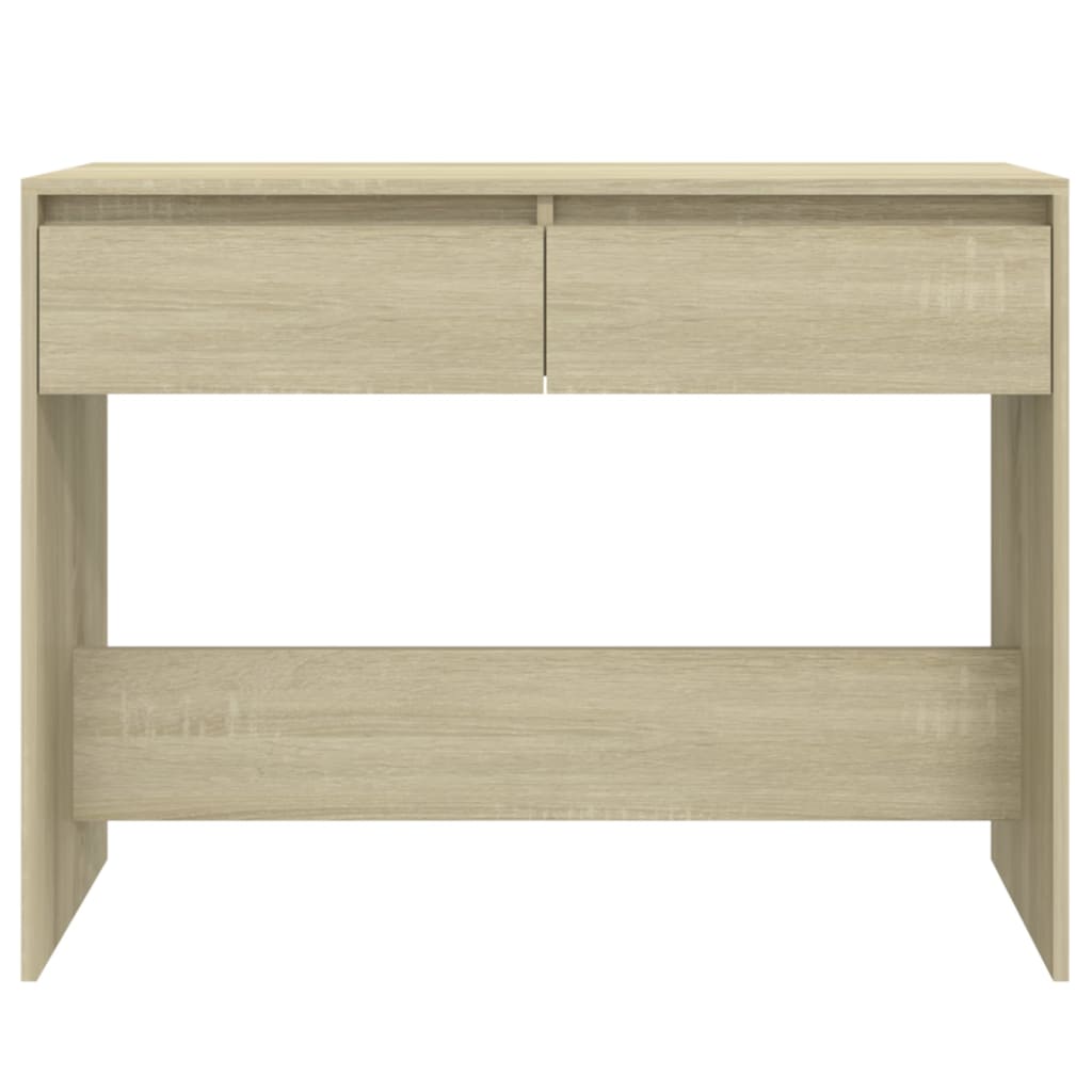 Τραπέζι Κονσόλα Sonoma Δρυς 100x35x76,5 εκ. Επεξεργασμένο Ξύλο - Pakobazaar