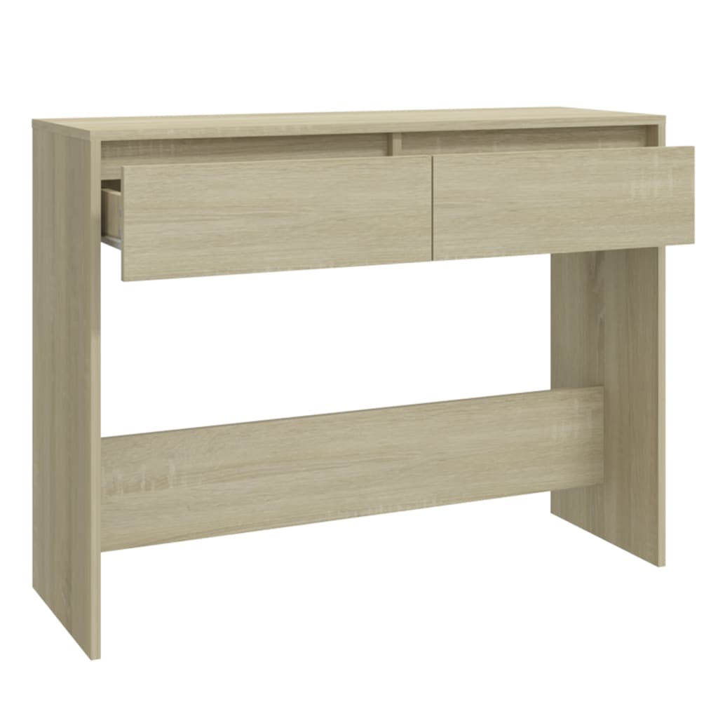Τραπέζι Κονσόλα Sonoma Δρυς 100x35x76,5 εκ. Επεξεργασμένο Ξύλο - Pakobazaar