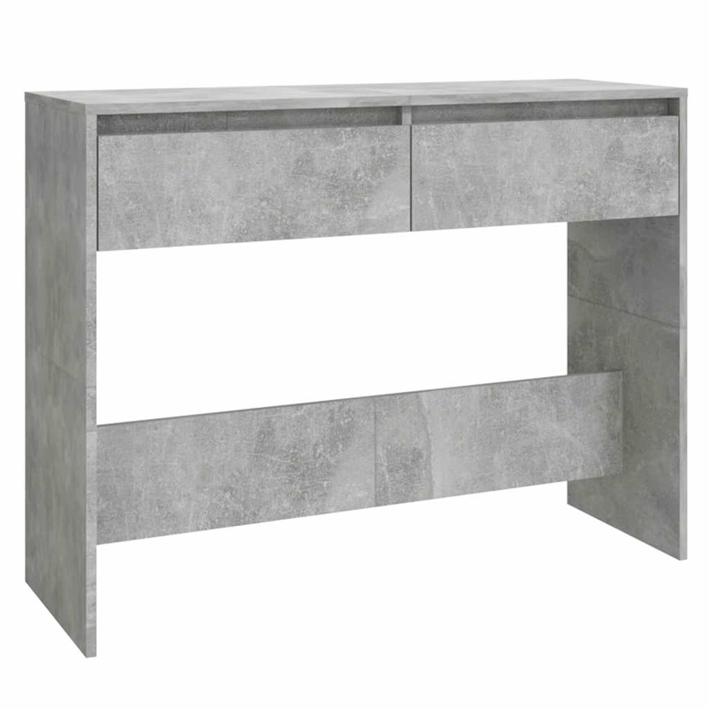 Τραπεζάκι κονσόλα Γκρι Σκυρ. 100x35x76,5 εκ. Επεξεργασμένο Ξύλο