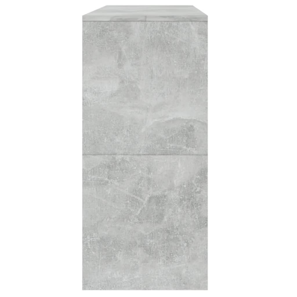 Τραπεζάκι κονσόλα Γκρι Σκυρ. 100x35x76,5 εκ. Επεξεργασμένο Ξύλο