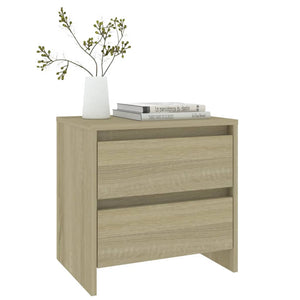 Κομοδίνο Sonoma Δρυς 45x34,5x44,5 εκ. από Επεξεργασμένο Ξύλο