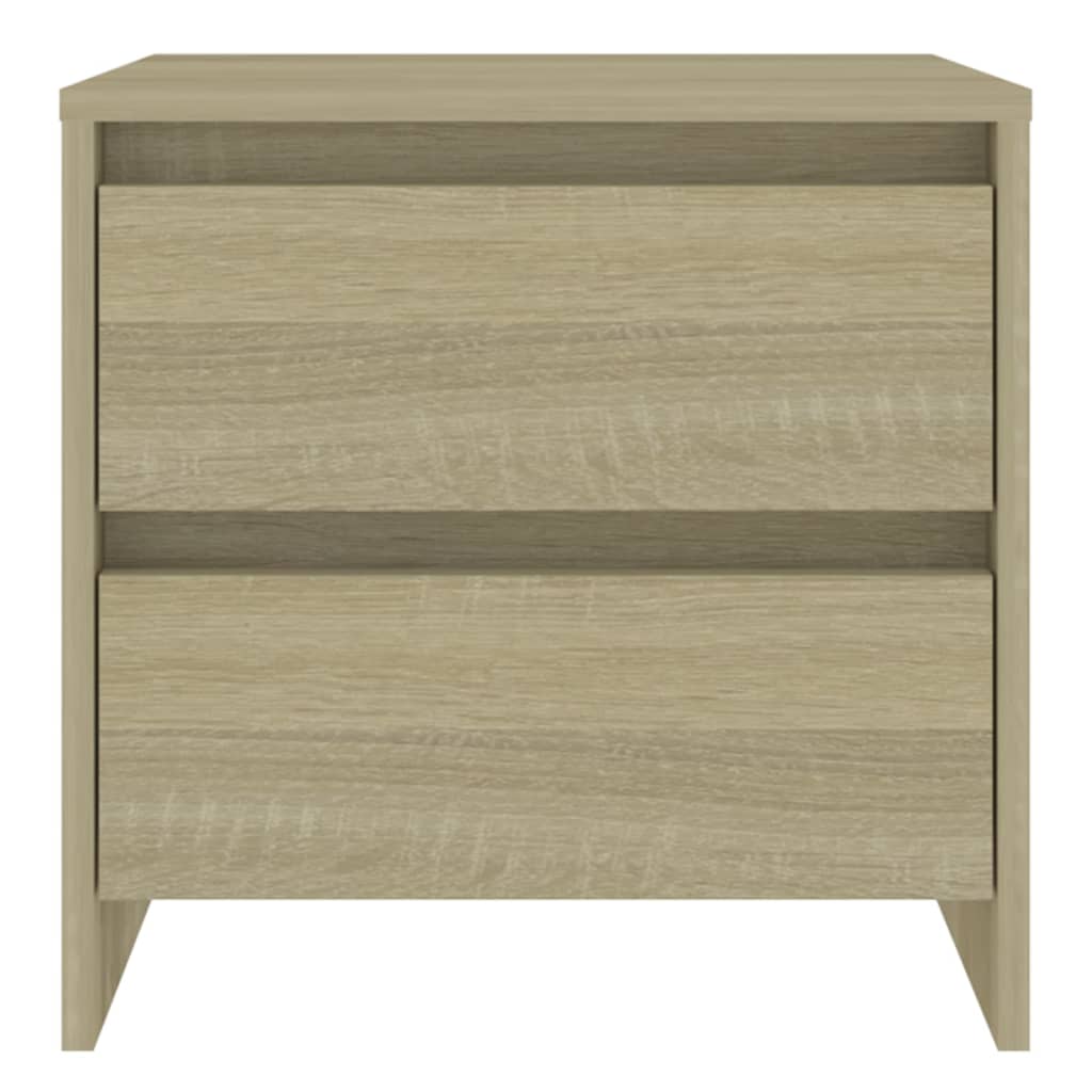 Κομοδίνα 2 τεμ. Sonoma Δρυς 45x34,5x44,5 εκ. Επεξεργασμένο Ξύλο