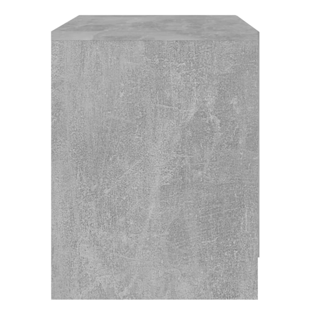 Κομοδίνα 2 τεμ. Γκρι Σκυρ. 45x34,5x44,5 εκ. Επεξεργασμένο Ξύλο