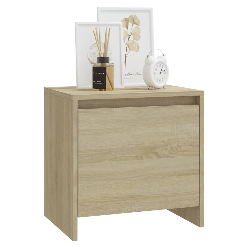 Κομοδίνο Sonoma Δρυς 45x34x44,5 εκ. από Επεξεργασμένο Ξύλο
