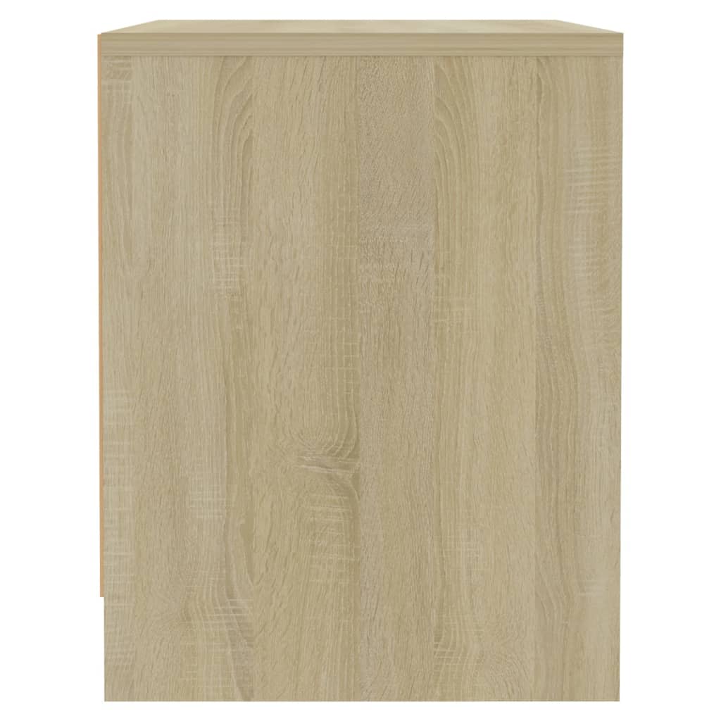 Κομοδίνο Sonoma Δρυς 45x34x44,5 εκ. από Επεξεργασμένο Ξύλο