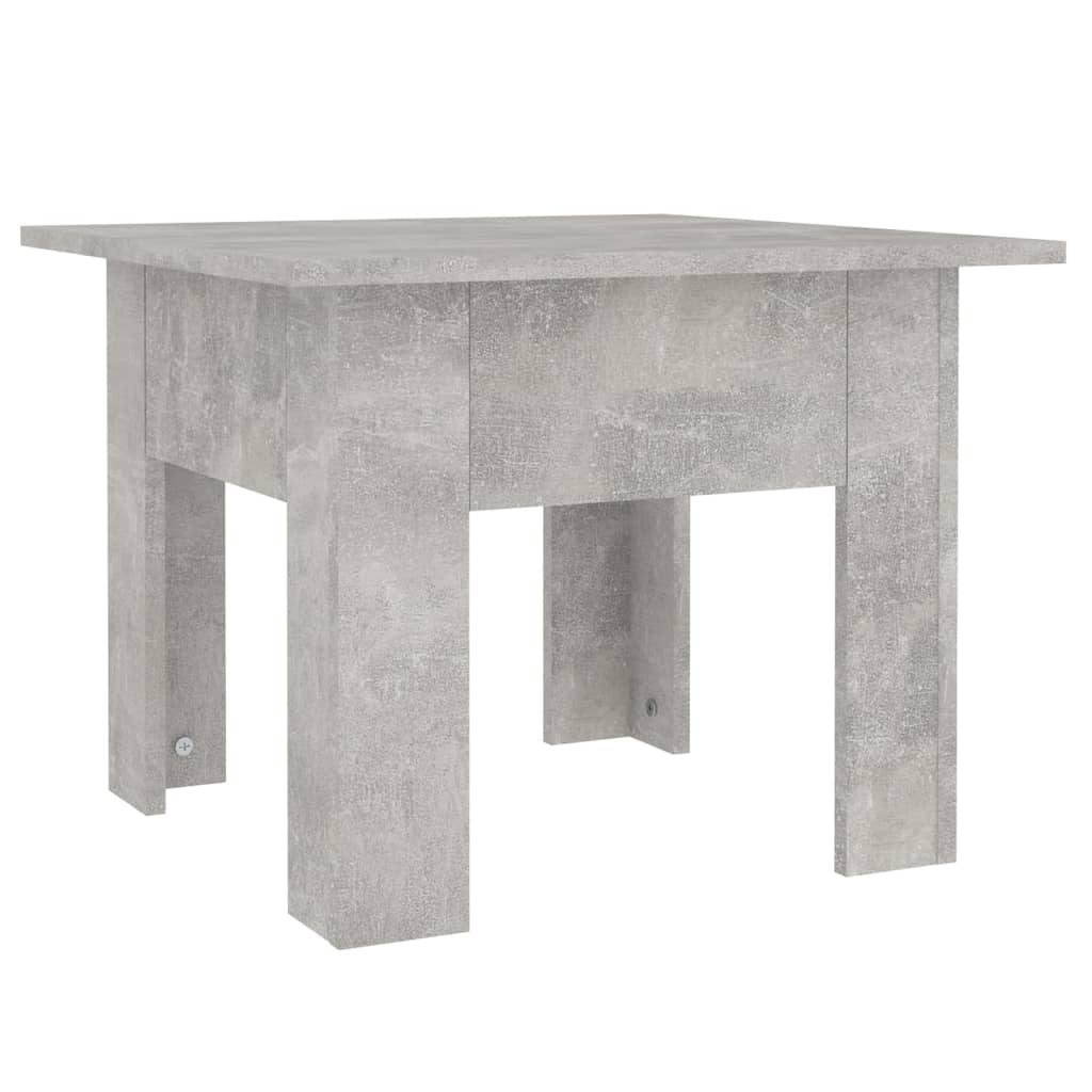 Τραπεζάκι Σαλονιού Γκρι Σκυροδέματος 55x55x42 εκ. Μοριοσανίδα
