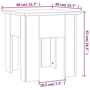 Τραπεζάκι Σαλονιού Sonoma Δρυς 40 x 40 x 42 εκ. Μοριοσανίδα