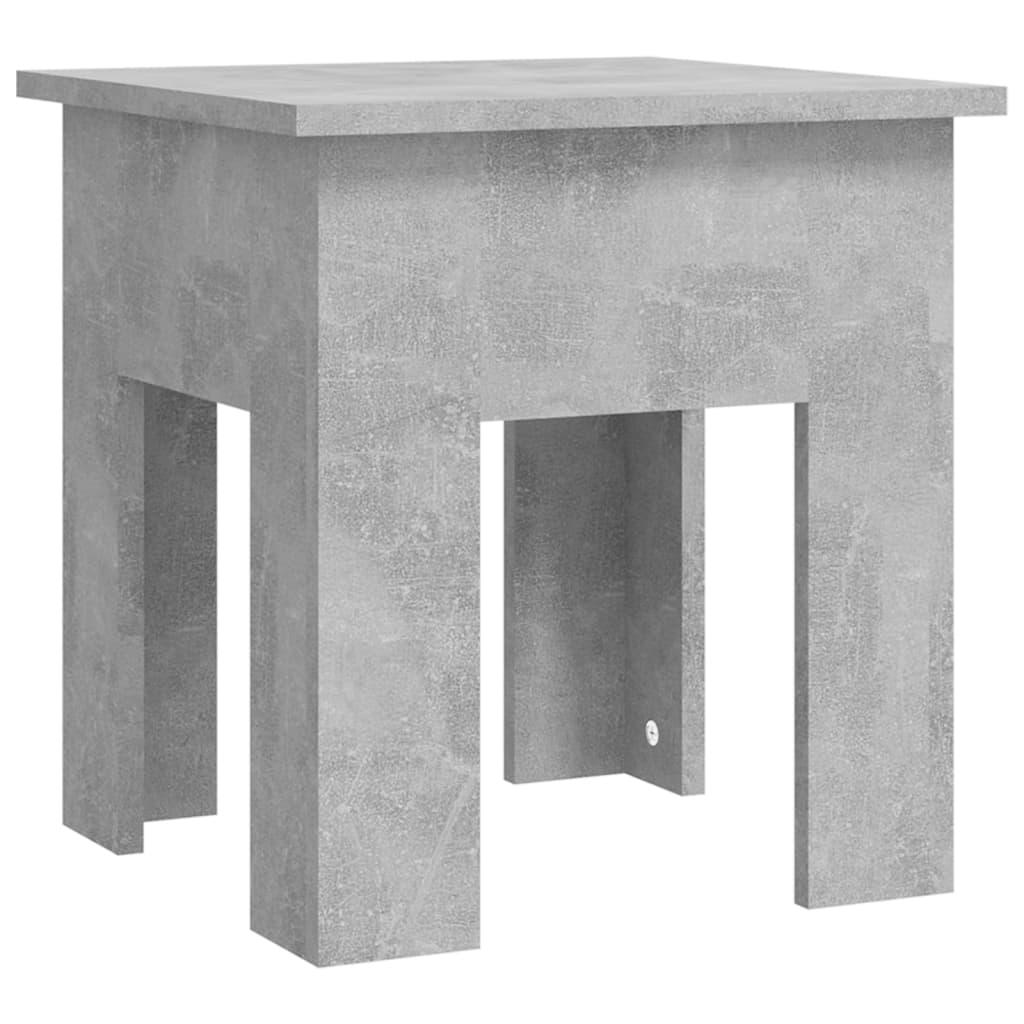Τραπεζάκι Σαλονιού Γκρι Σκυροδέματος 40x40x42 εκ. Μοριοσανίδα