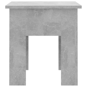 Τραπεζάκι Σαλονιού Γκρι Σκυροδέματος 40x40x42 εκ. Μοριοσανίδα