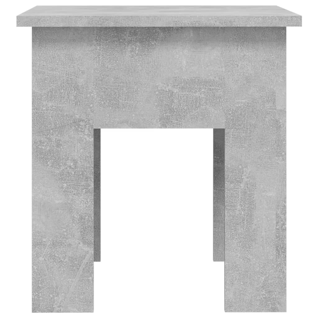 Τραπεζάκι Σαλονιού Γκρι Σκυροδέματος 40x40x42 εκ. Μοριοσανίδα