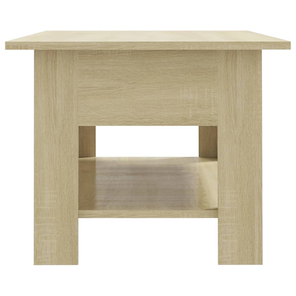 Τραπεζάκι Σαλονιού Sonoma Δρυς 102x55x42 εκ. Επεξεργασμένο Ξύλο - Pakobazaar