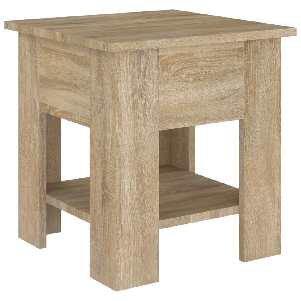 Τραπεζάκι Σαλονιού Sonoma Δρυς 40 x 40 x 42 εκ. από Συνθ. Ξύλο - Pakobazaar