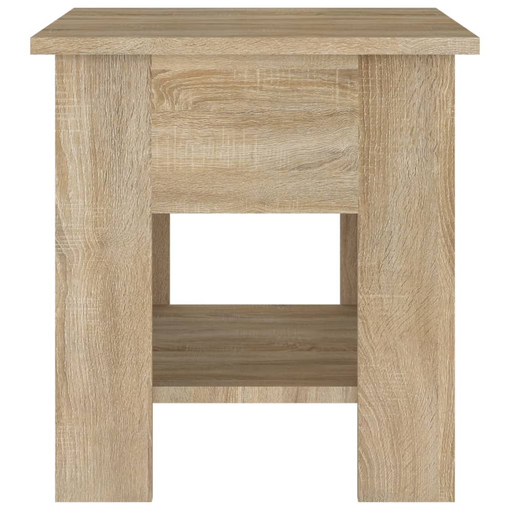 Τραπεζάκι Σαλονιού Sonoma Δρυς 40 x 40 x 42 εκ. από Συνθ. Ξύλο - Pakobazaar