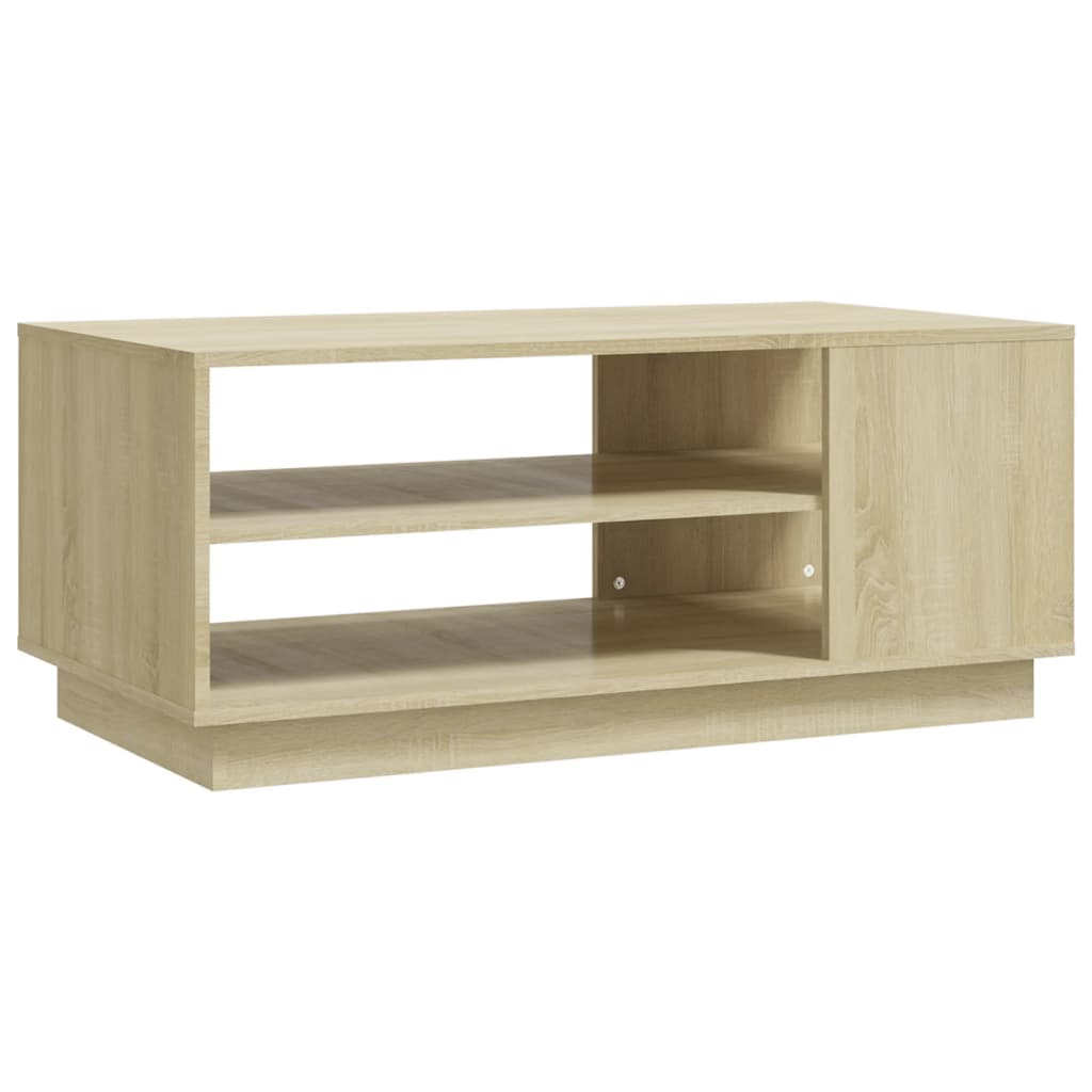 Τραπεζάκι Σαλονιού Sonoma Δρυς 102x55x43 εκ. Επεξεργασμένο Ξύλο