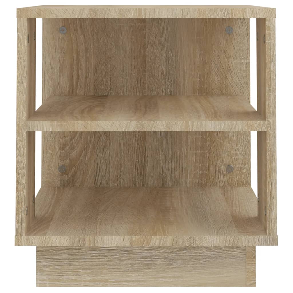 Τραπεζάκι Σαλονιού Sonoma Δρυς 40x40x43 εκ. Επεξεργασμένο Ξύλο - Pakobazaar