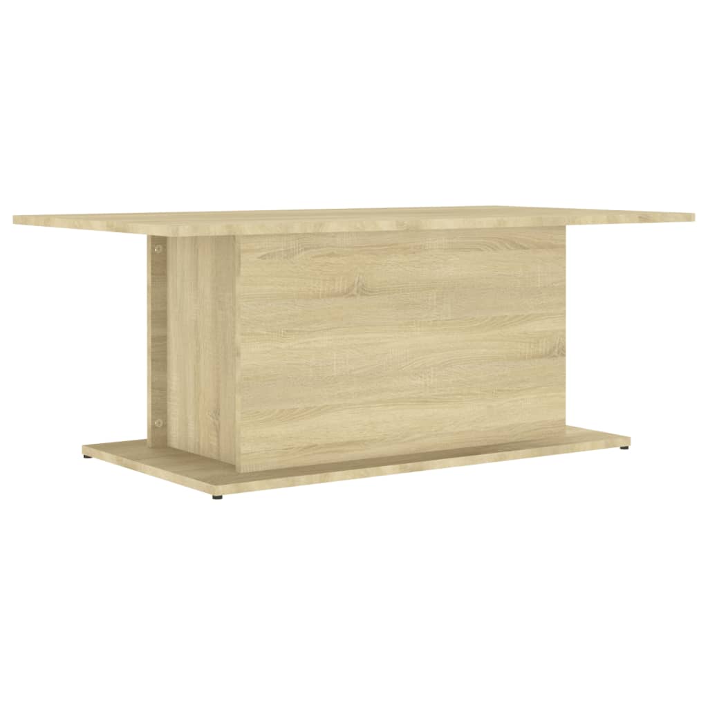 Τραπεζάκι Σαλονιού Sonoma Δρυς 102x55,5x40 εκ. Επεξεργ. Ξύλο - Pakobazaar