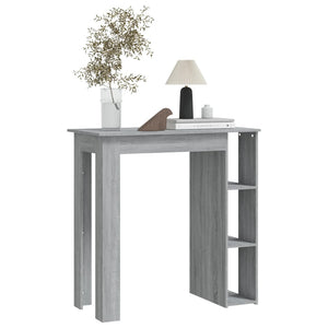 Τραπέζι Κονσόλα Γκρι Sonoma 102x50x103,5 εκ. από Επεξεργ. Ξύλο