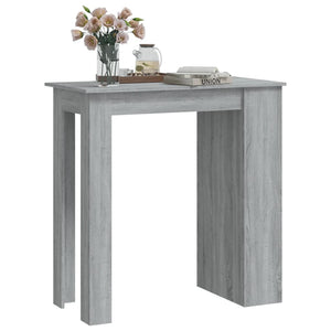 Τραπέζι Μπαρ με Ράφια Sonoma Δρυς 102x50x103,5εκ. Επεξεργ. Ξύλο