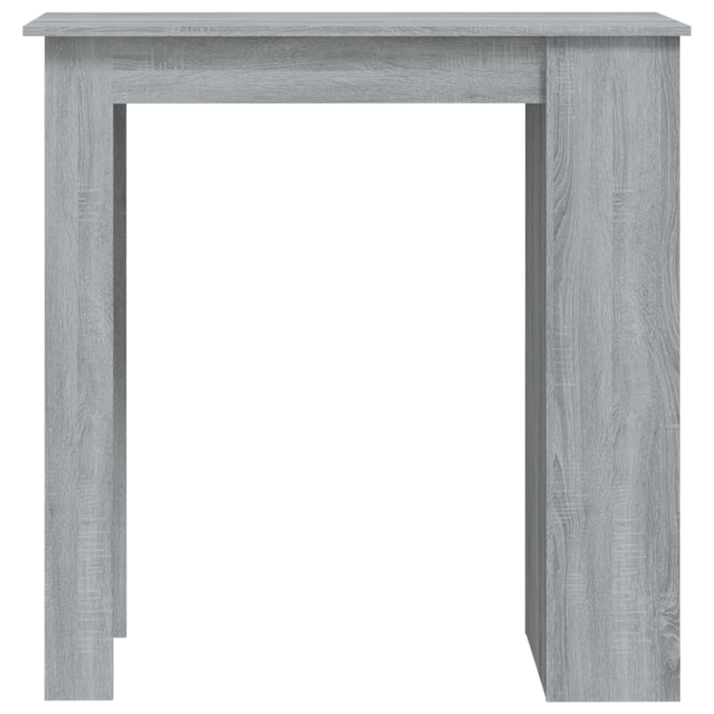 Τραπέζι Μπαρ με Ράφια Sonoma Δρυς 102x50x103,5εκ. Επεξεργ. Ξύλο
