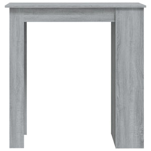 Τραπέζι Μπαρ με Ράφια Sonoma Δρυς 102x50x103,5εκ. Επεξεργ. Ξύλο