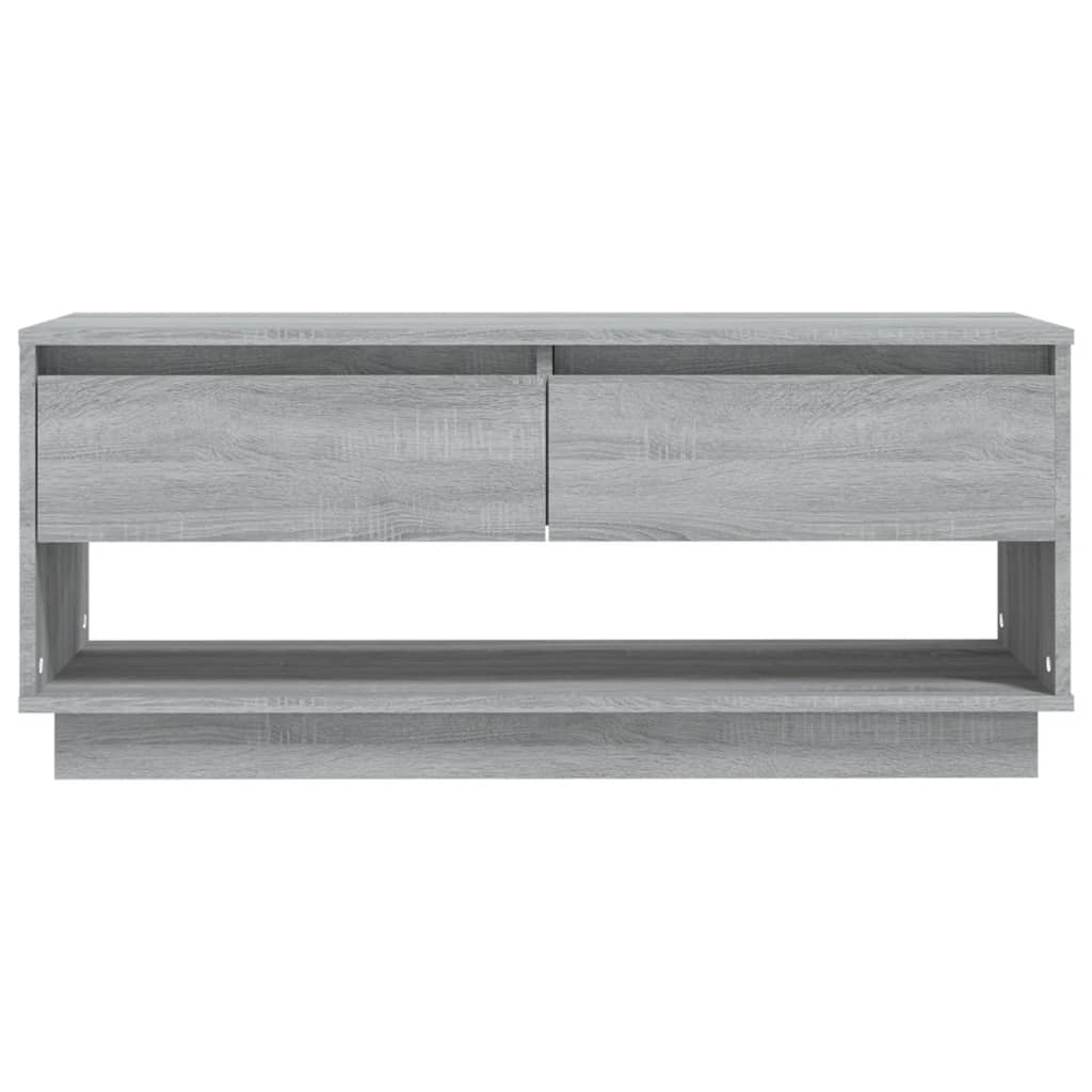 Έπιπλο Τηλεόρασης Γκρι Sonoma 102x41x44 εκ. από Επεξεργ. Ξύλο