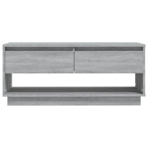 Έπιπλο Τηλεόρασης Γκρι Sonoma 102x41x44 εκ. από Επεξεργ. Ξύλο