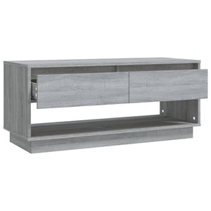 Έπιπλο Τηλεόρασης Γκρι Sonoma 102x41x44 εκ. από Επεξεργ. Ξύλο