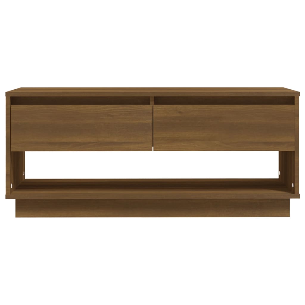 Έπιπλο Τηλεόρασης Καπνιστή Δρυς 102x41x44εκ. Επεξεργασμένο Ξύλο