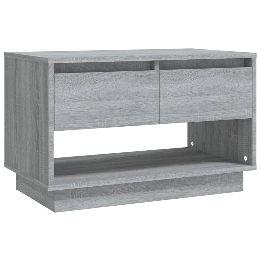 Έπιπλο Τηλεόρασης Γκρι Sonoma 70x41x44 εκ. από Επεξεργ. Ξύλο