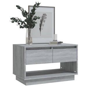 Έπιπλο Τηλεόρασης Γκρι Sonoma 70x41x44 εκ. από Επεξεργ. Ξύλο