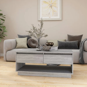 Τραπεζάκι Σαλονιού Γκρι Sonoma 102,5x55x44 εκ. από Μοριοσανίδα