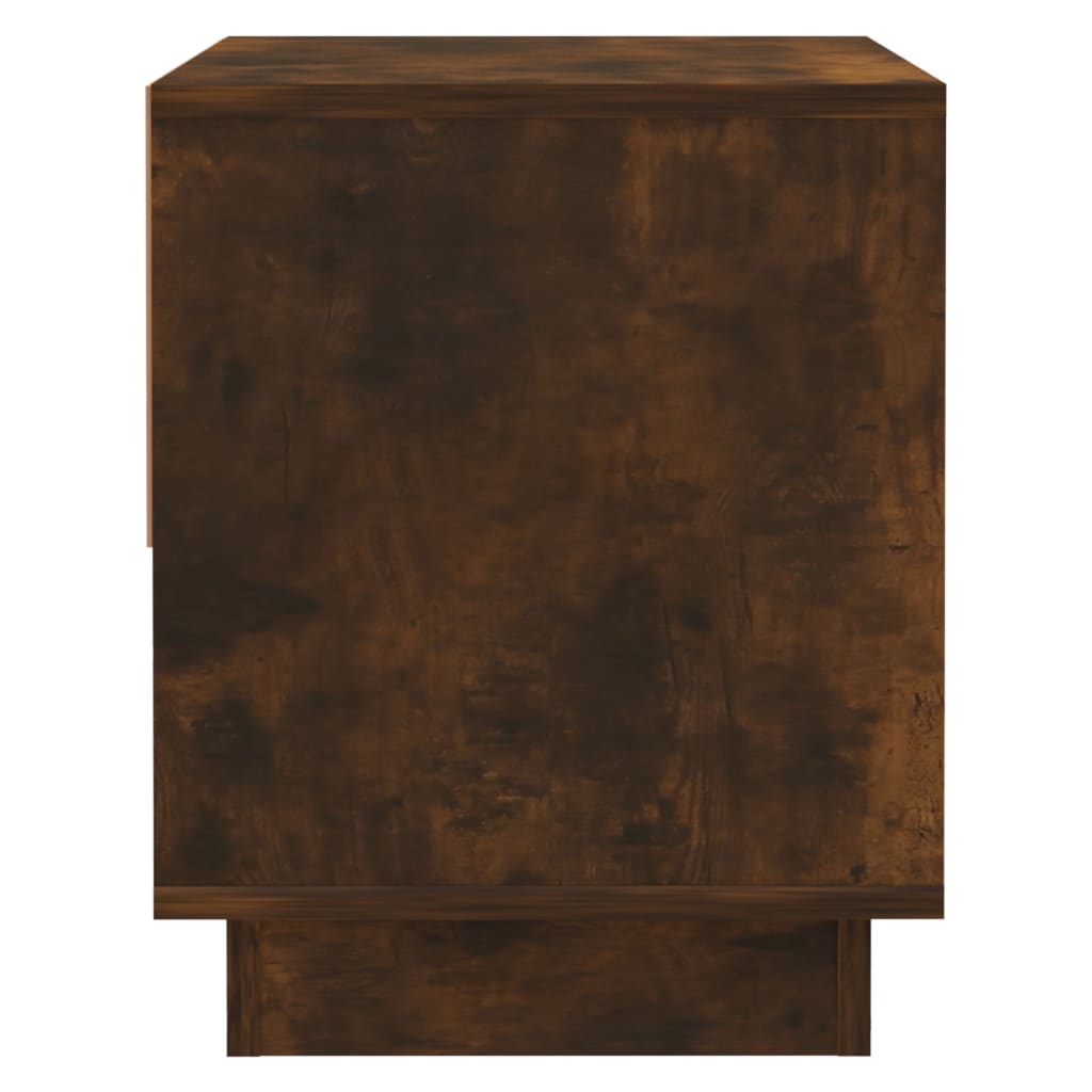 Κομοδίνα 2 τεμ. Καπνιστή Δρυς 45 x 34 x 44 εκ. Επεξεργ. Ξύλο