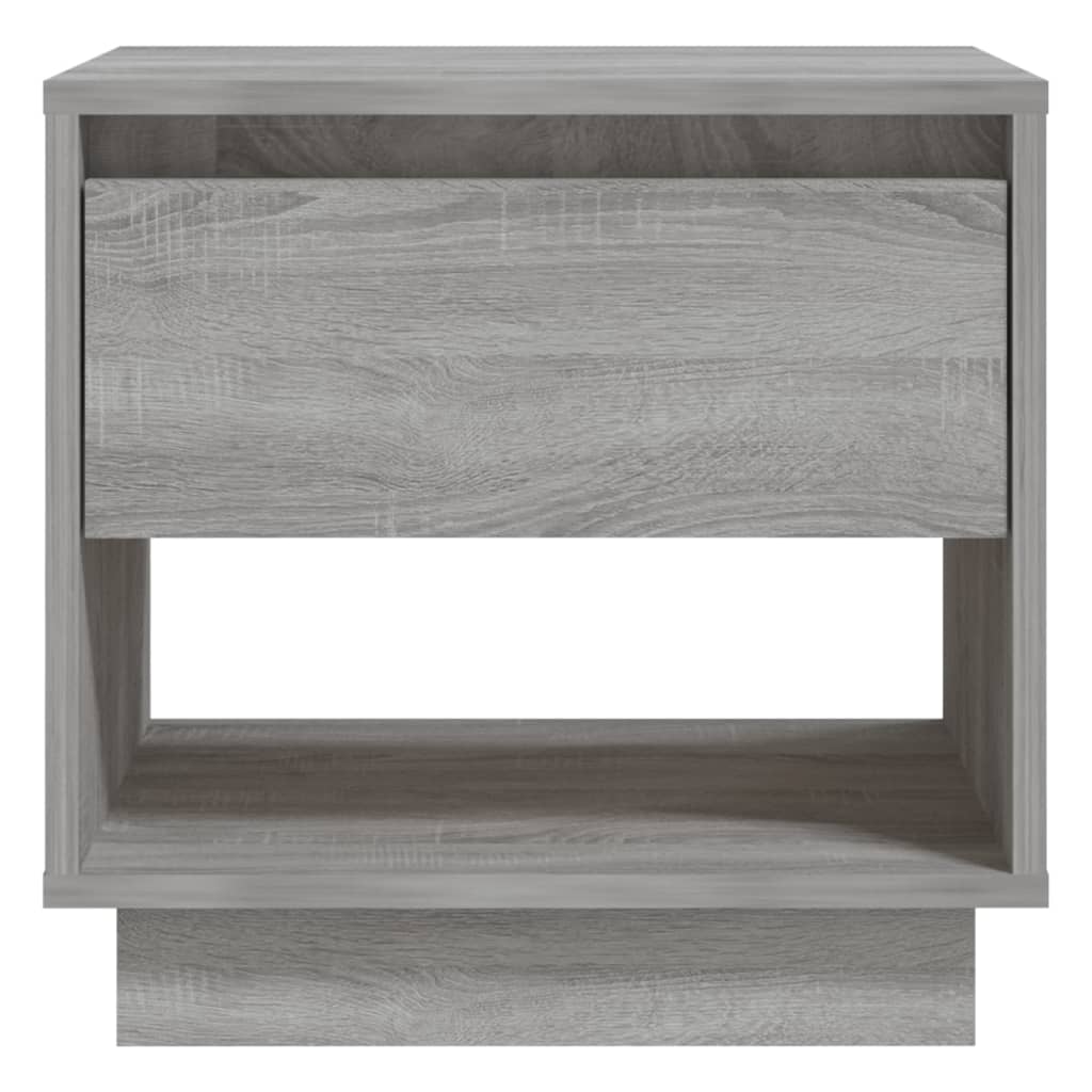 Κομοδίνο Χρώμα Γκρι Sonoma 45 x 34 x 44 εκ. από Μοριοσανίδα