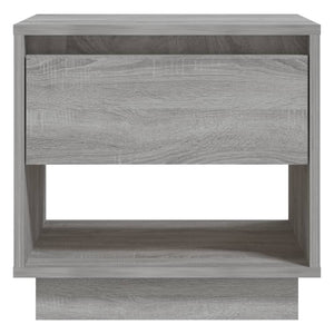 Κομοδίνο Χρώμα Γκρι Sonoma 45 x 34 x 44 εκ. από Μοριοσανίδα
