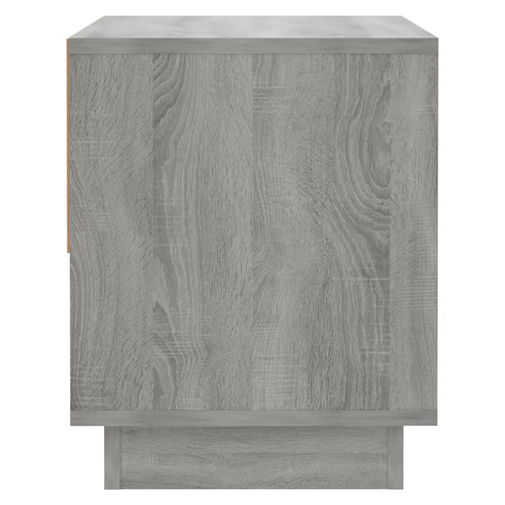 Κομοδίνα 2 τεμ. Γκρι Sonoma 45x34x44 εκ. από Επεξεργασμένο Ξύλο - Pakobazaar