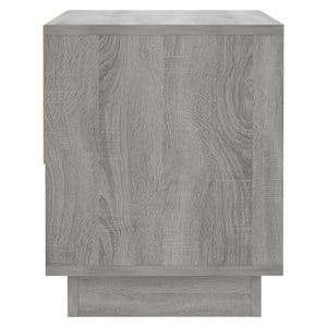 Κομοδίνα 2 τεμ. Γκρι Sonoma 45x34x44 εκ. από Επεξεργασμένο Ξύλο - Pakobazaar