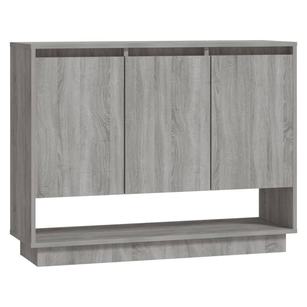 Ντουλάπι Γκρι Sonoma 97x31x75 εκ. από Επεξεργασμένο Ξύλο