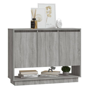Ντουλάπι Γκρι Sonoma 97x31x75 εκ. από Επεξεργασμένο Ξύλο