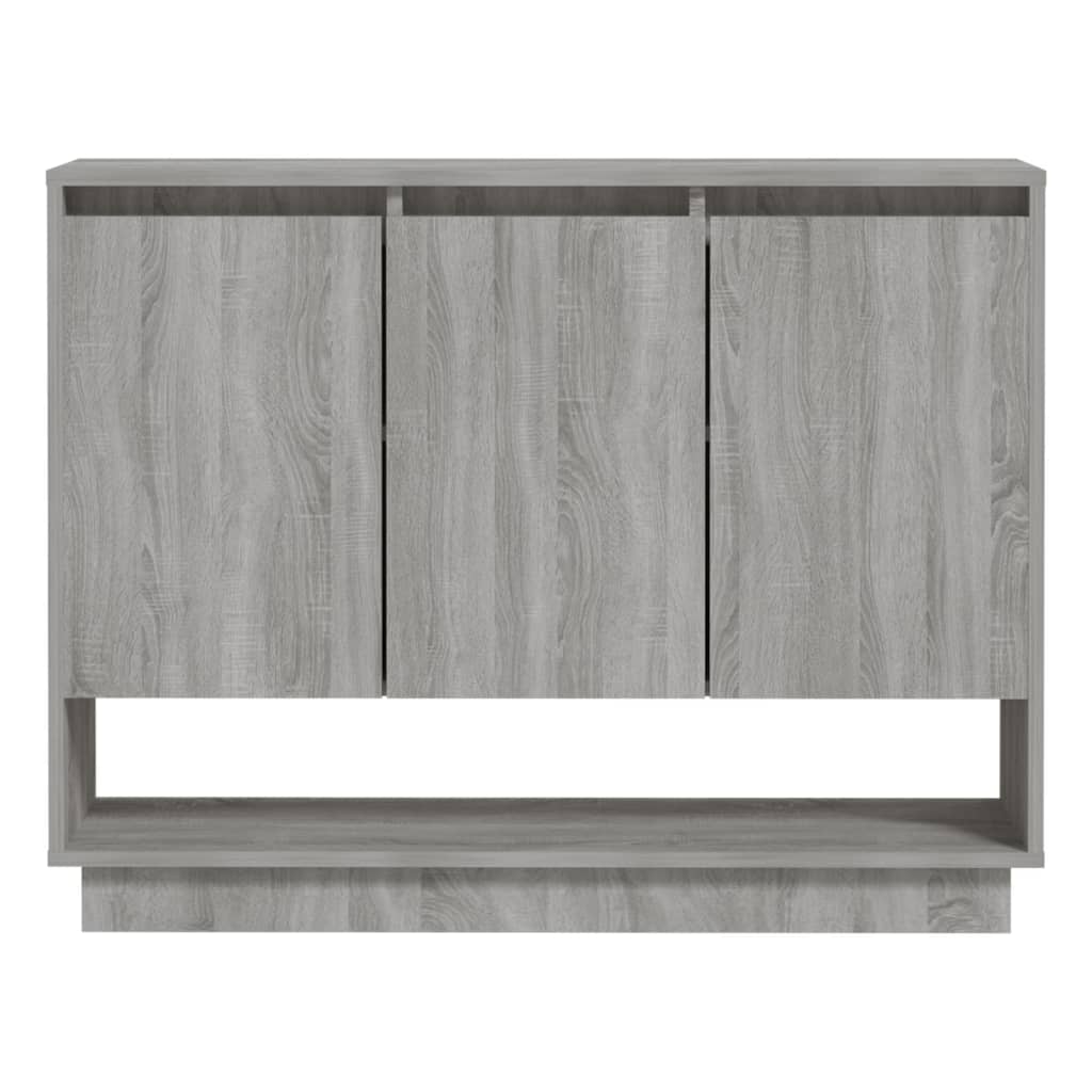 Ντουλάπι Γκρι Sonoma 97x31x75 εκ. από Επεξεργασμένο Ξύλο