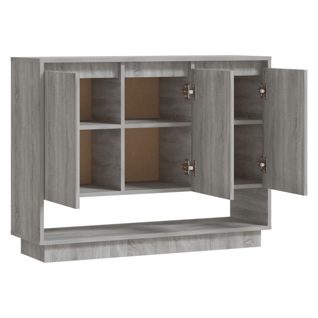 Ντουλάπι Γκρι Sonoma 97x31x75 εκ. από Επεξεργασμένο Ξύλο