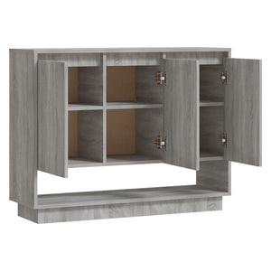 Ντουλάπι Γκρι Sonoma 97x31x75 εκ. από Επεξεργασμένο Ξύλο