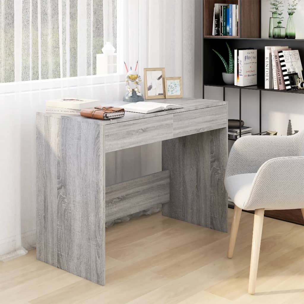Γραφείο Γκρι Sonoma 100x50x76,5 εκ. από Επεξεργασμένο Ξύλο - Pakobazaar