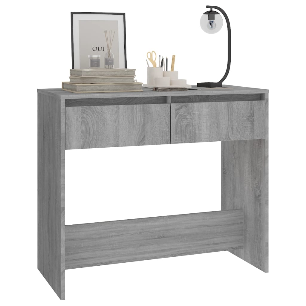 Τραπέζι Κονσόλα Γκρι Sonoma 89x41x76,5 εκ. Επεξεργασμένο Ξύλο