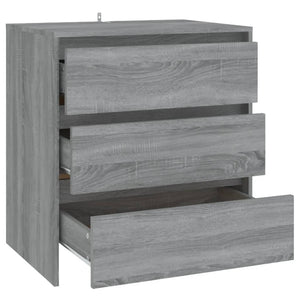 Μπουφές Γκρι Sonoma 70x41x75 εκ. από Επεξεργασμένο Ξύλο