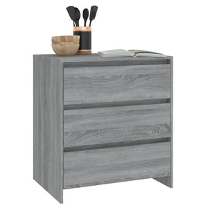 Μπουφές Γκρι Sonoma 70x41x75 εκ. από Επεξεργασμένο Ξύλο