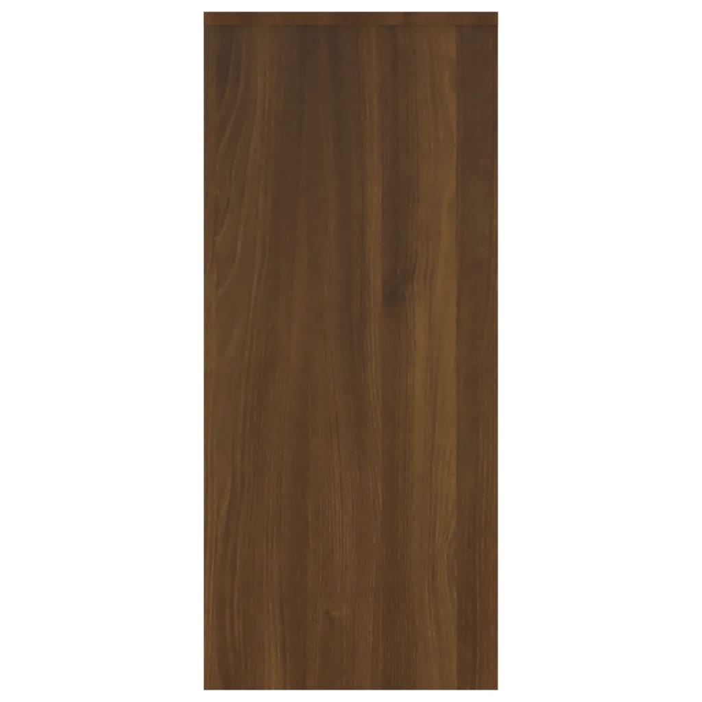 Βοηθητικό Ντουλάπι Καφέ Δρυς 102x33x75εκ. Επεξεργασμένο Ξύλο